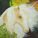 acrylique cheval Michèle Peano