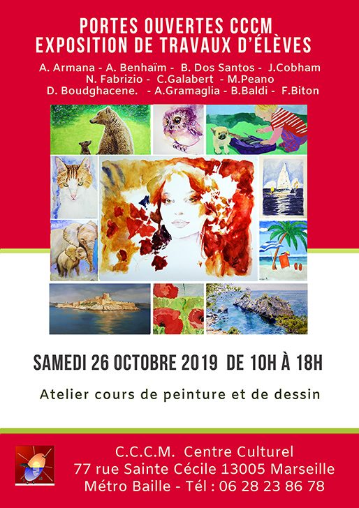 cours peinture dessin marseille